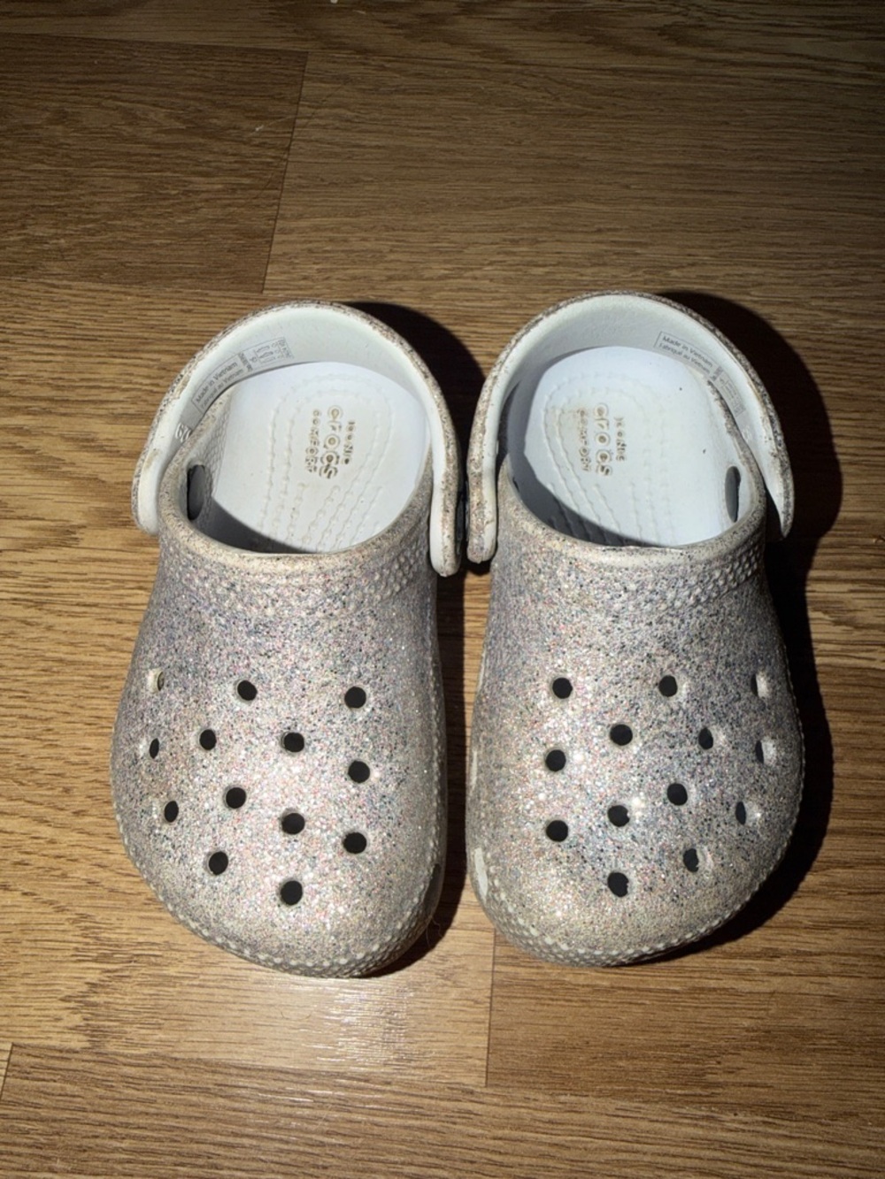 CROCS Kids Glitter Classic Clog - light purple Multi-Glitter
